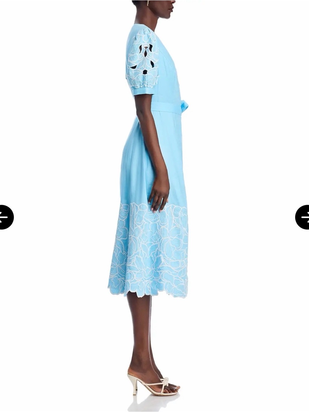 Elie Tahari The Jade Eyelet Dress - Picture 4 of 6